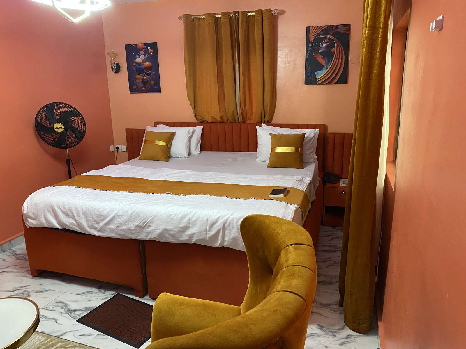 Luxury Suite Bedroom – Ojay Cruise Hotel